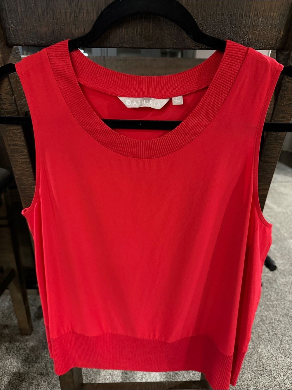 Athleta Bright Red Sleeveless Tank
